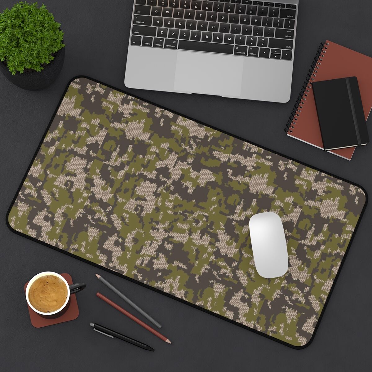 Rugged Hunter Camo Desk Mat for Ultimate Workspace Style