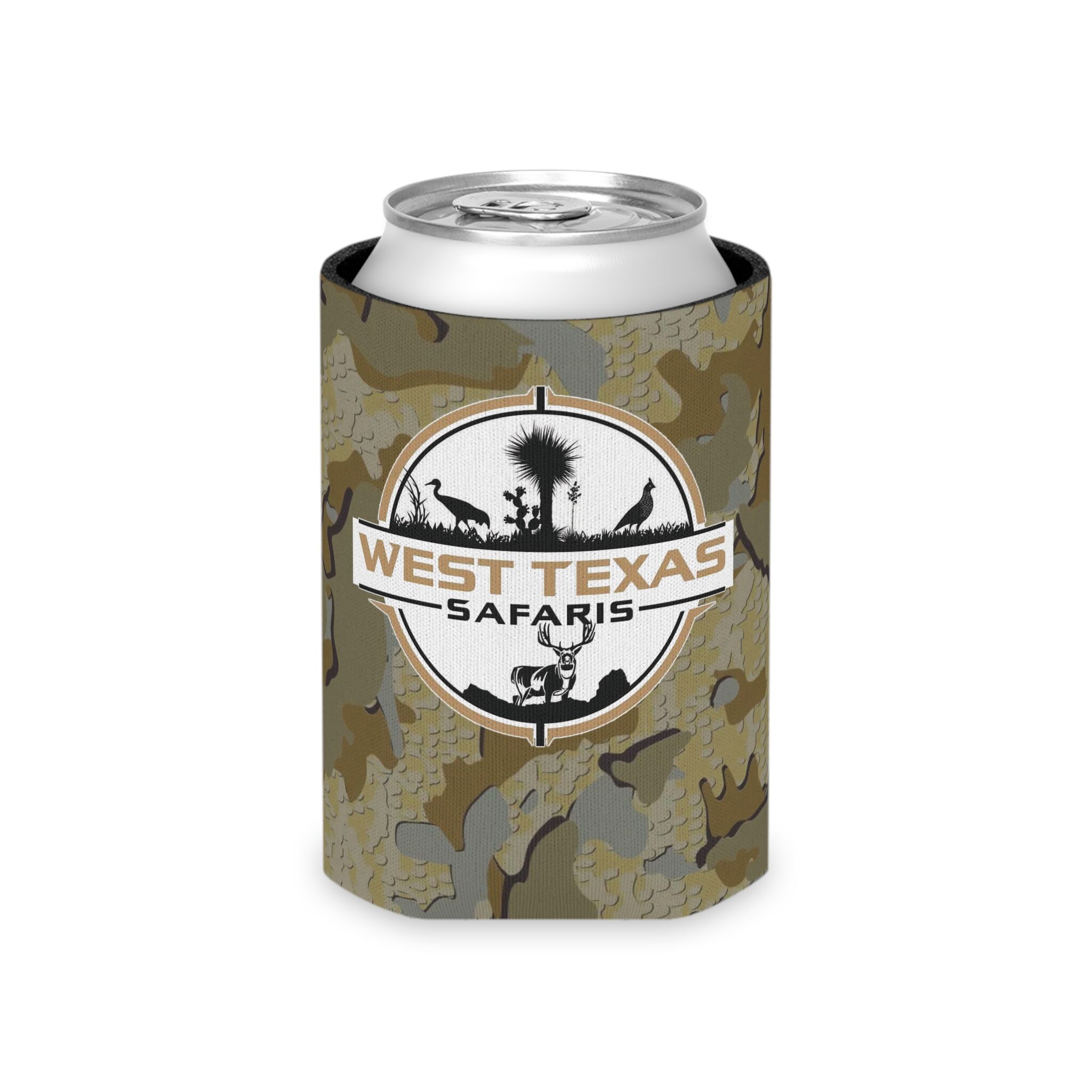 West Texas Camo Koozie: Keep Drinks Cold in Style! || Authentic Kuiu Valo Koozie Cooler for Outdoor Adventures