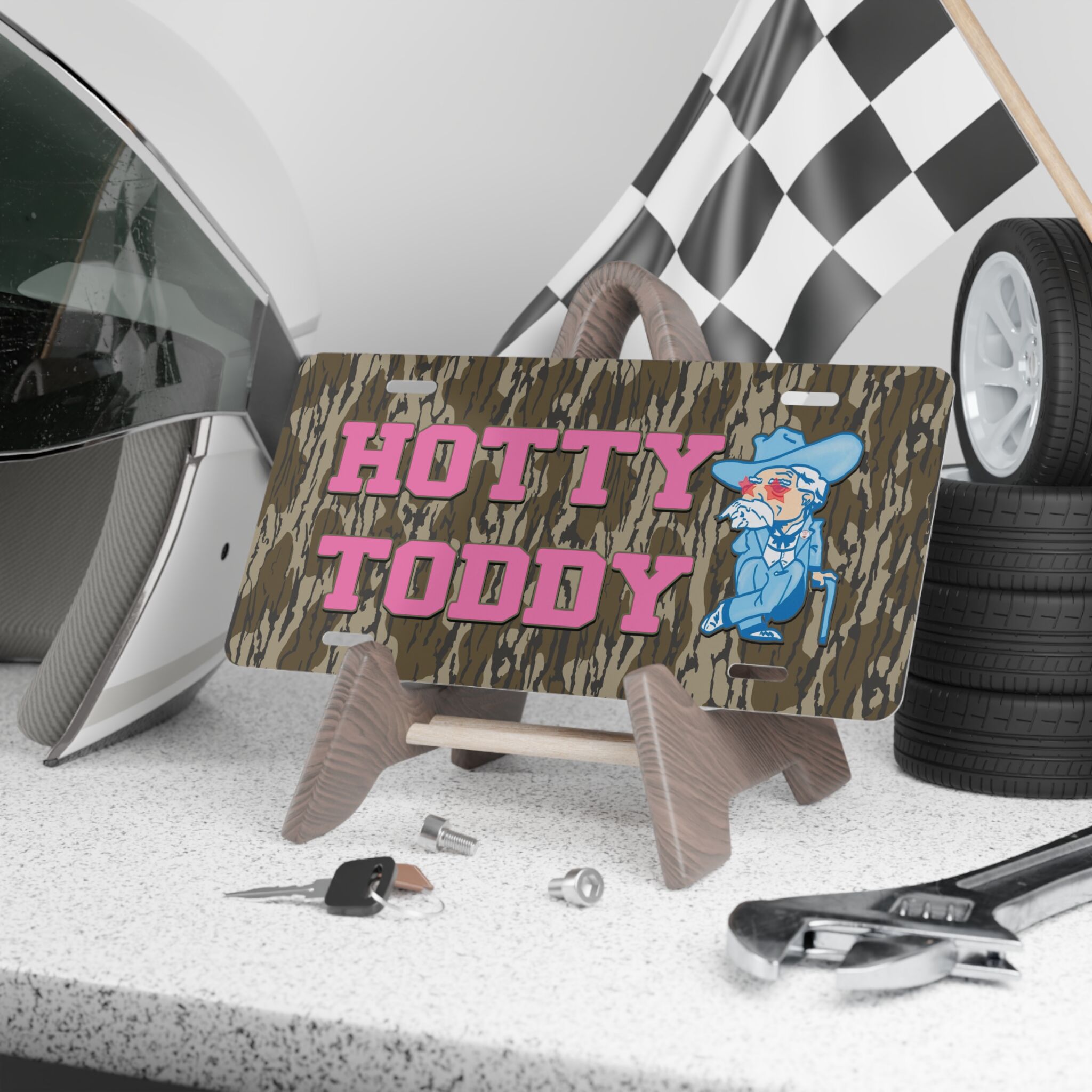 Custom Vanity Plate Tag With Hotty Toddy v3