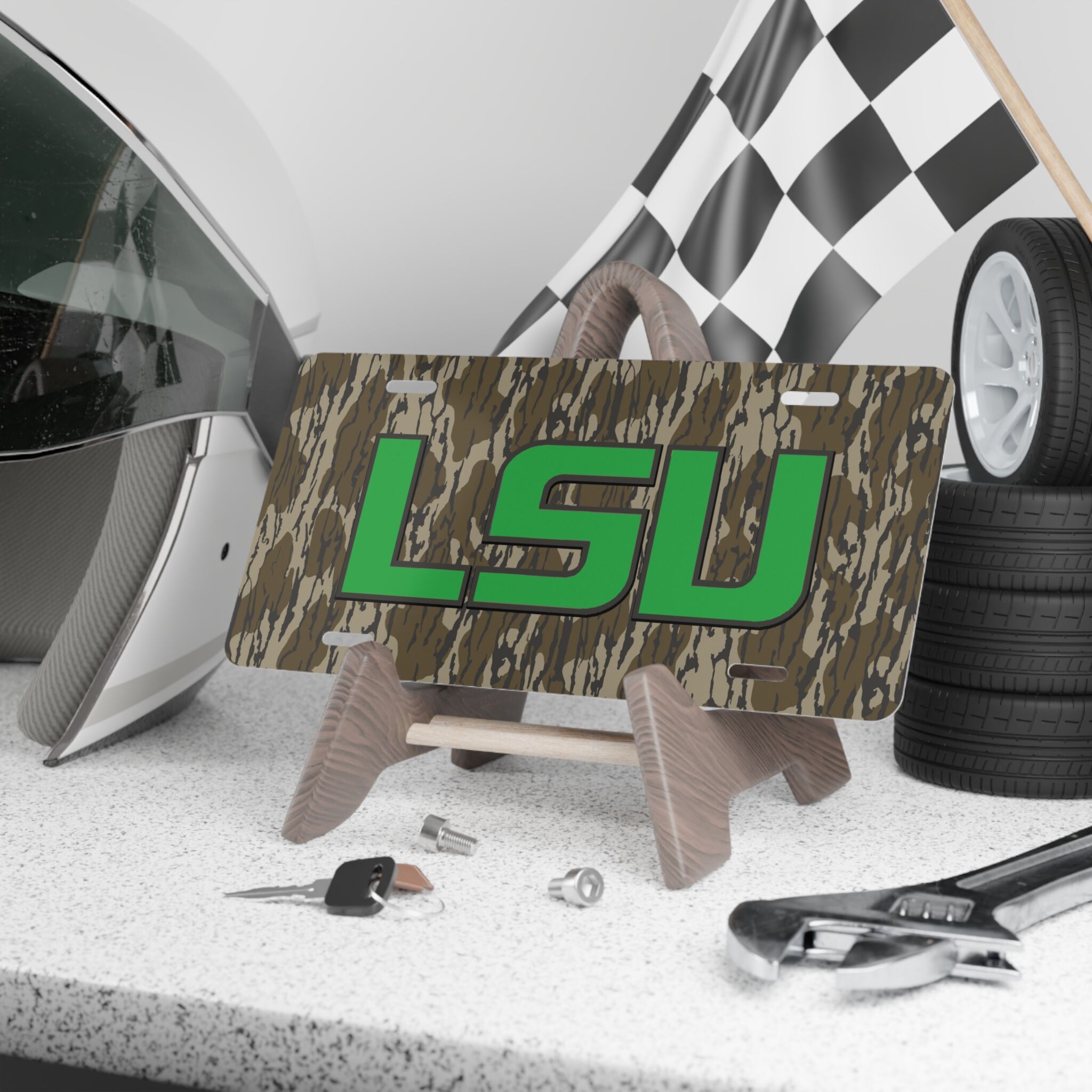 4825805637362969797 2048.jpeg Custom Vanity Plate Tag With LSU V1