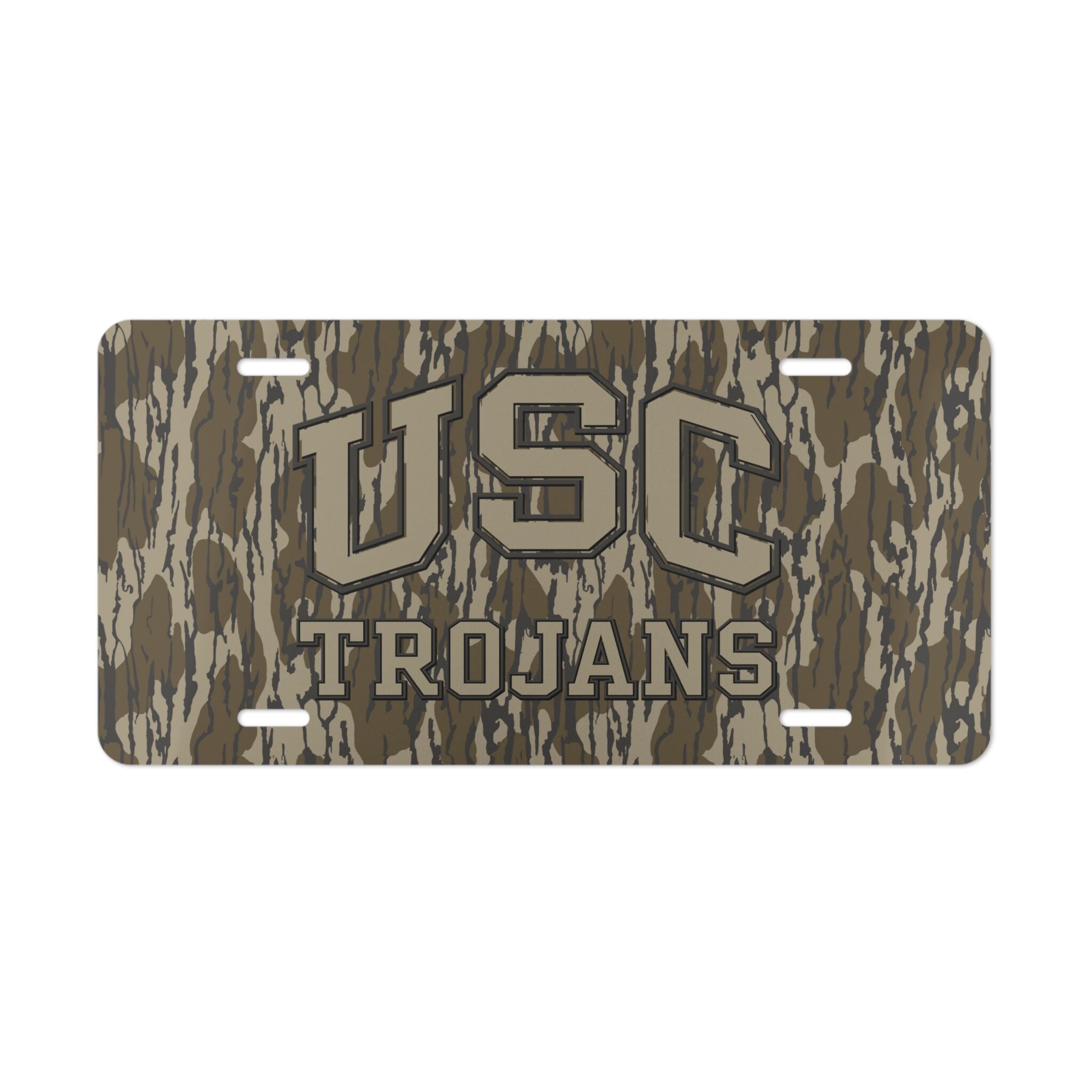 Weatherproof Hunter Camo Front License Plate for Trucks and Cars