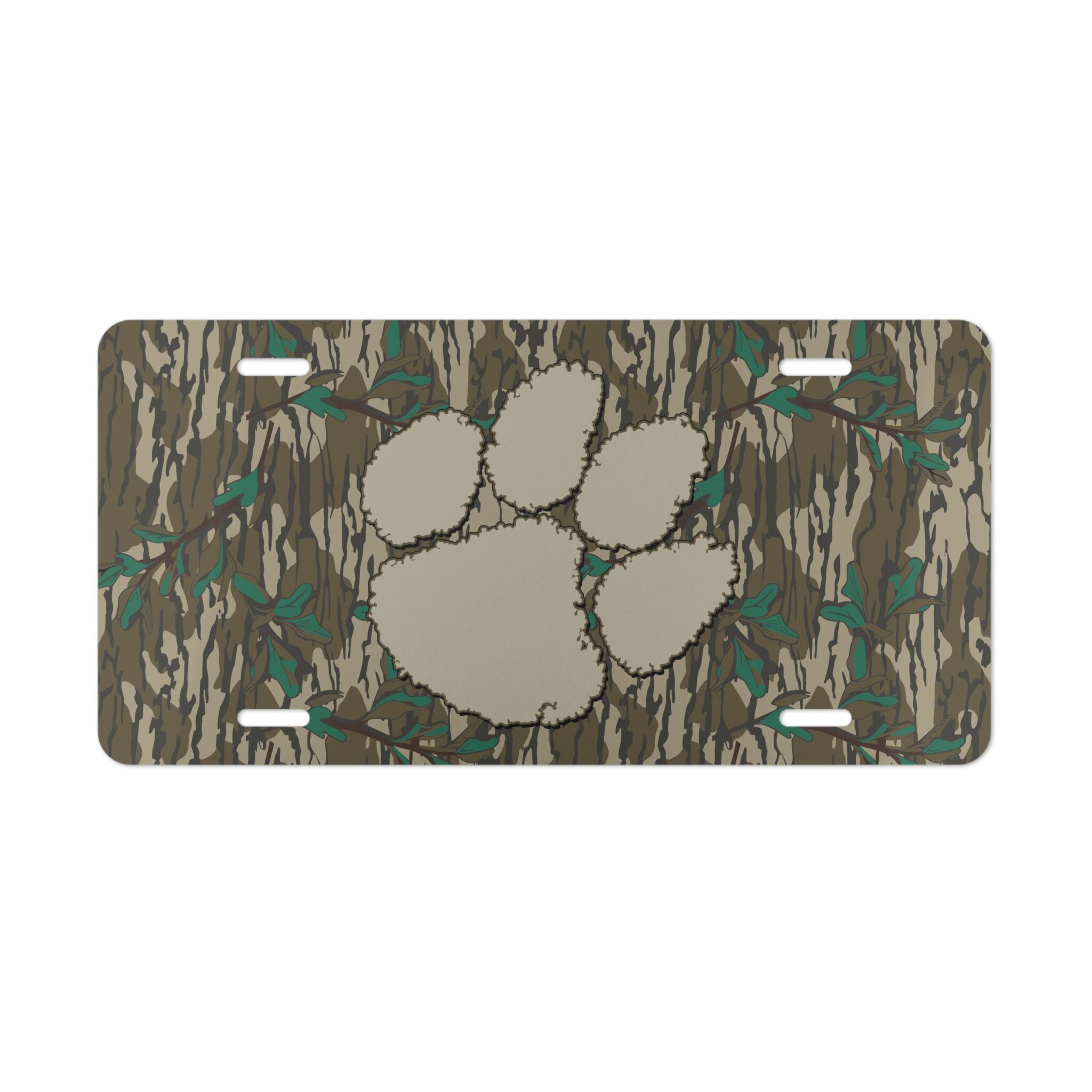 Authentic Hunter Camouflage Front License Plate for Trucks and Cars
