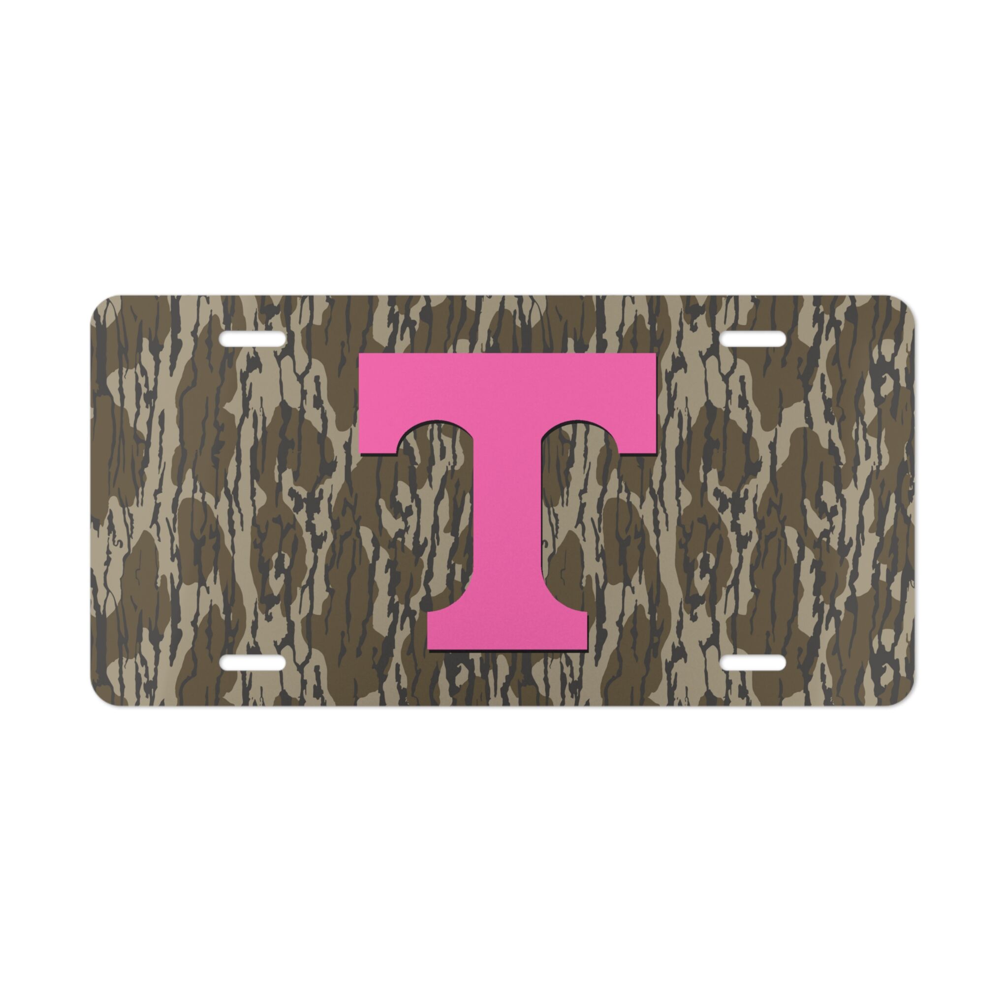 Authentic Hunter Camo Front License Plate – Rugged Outdoor Style